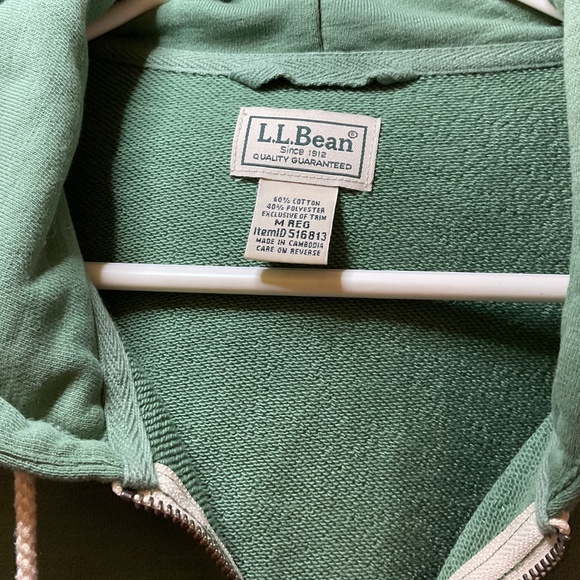 Men’s LL Bean Bundle , Zip Front Hoodie and Logo T Shirt - Picture 4 of 6